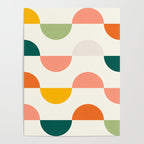 Mid Century Modern Geometry Poster Gallery Image 4