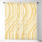 Wavy Stripes XLIV - Pastel Yellow Window Curtain Gallery Image 5