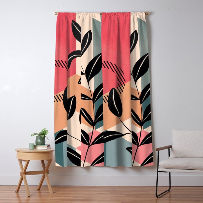 Tropical Geometry 15 Window Curtain Gallery Image 5