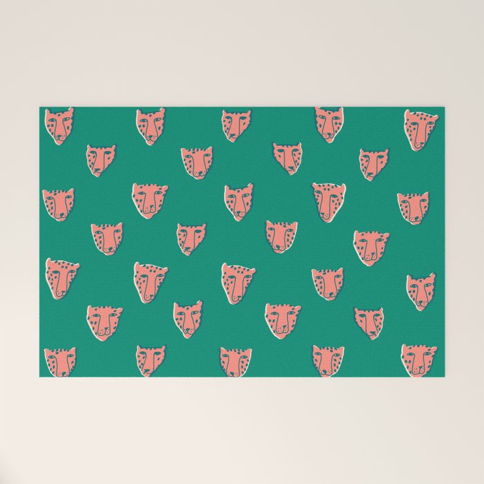 Pink pantehrs Welcome Mat Gallery Image 1