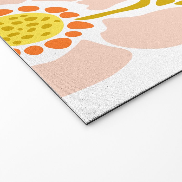 Light Backyard flower modern floral illustration  Welcome Mat Gallery Image 2