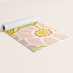 Light Backyard flower modern floral illustration  Yoga Mat Gallery Image 2