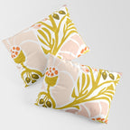 Light Backyard flower modern floral illustration  Pillow Sham Gallery Image 3
