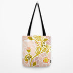Light Backyard flower modern floral illustration  Tote Bag Gallery Image 2