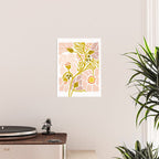 Light Backyard flower modern floral illustration  Poster Gallery Image 2