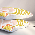 Light Backyard flower modern floral illustration  Pillow Sham Gallery Image 3