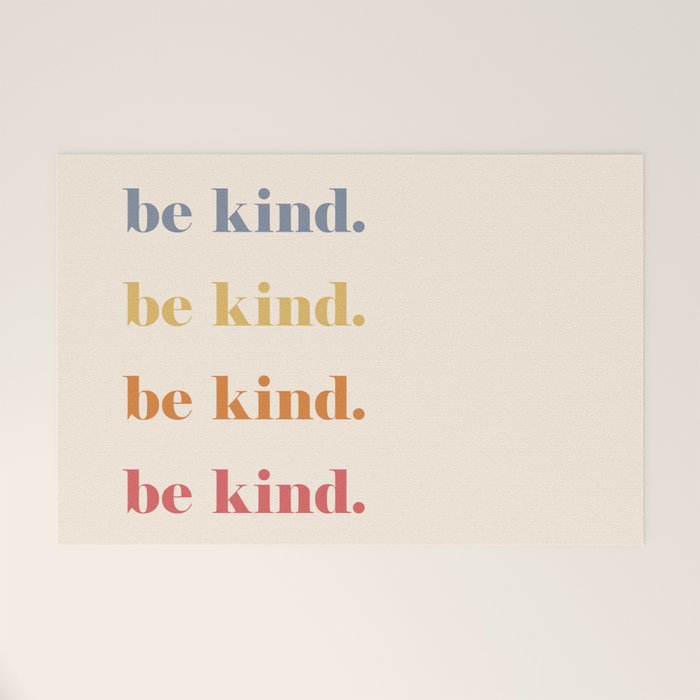 Be Kind Welcome Mat Gallery Image 1