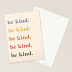 Be Kind Stationery Card Gallery Image 2