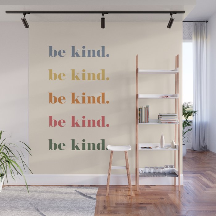 Be Kind Wall Mural Gallery Image 1