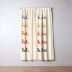 Be Kind Window Curtain Gallery Image 3