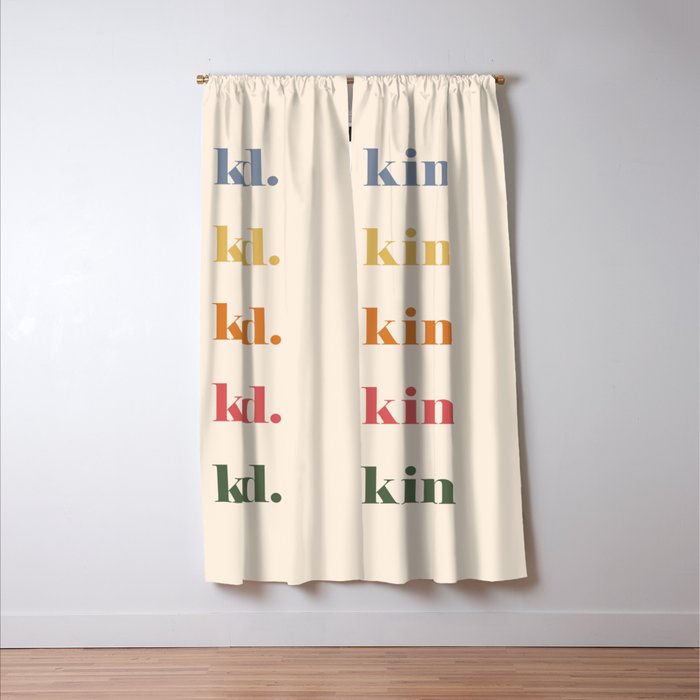 Be Kind Window Curtain Gallery Image 3