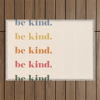 Be Kind Outdoor Rug Gallery Image 1