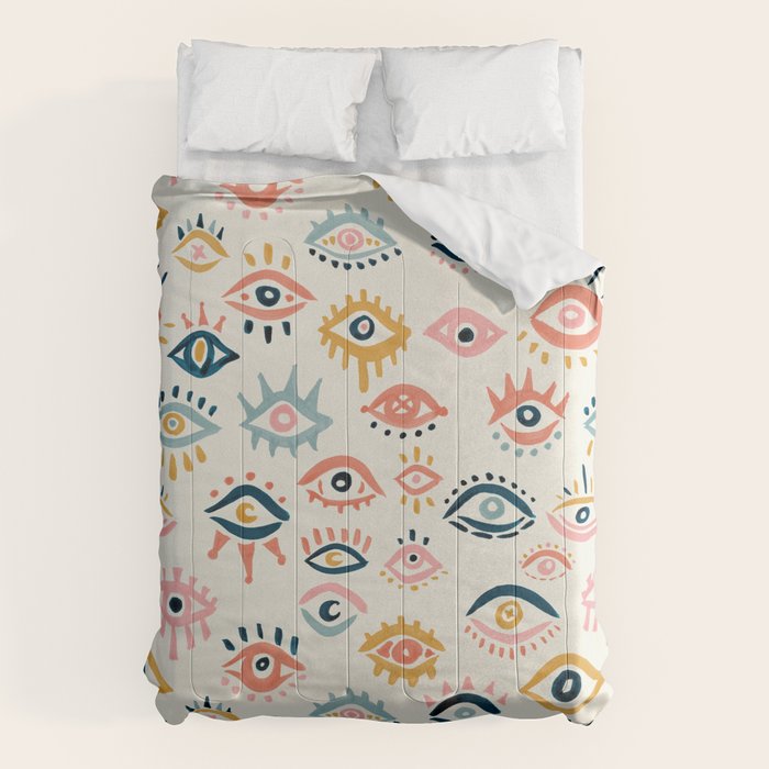 Mystic Eyes â Primary Palette Comforter Gallery Image 6