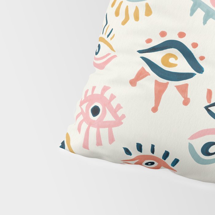 Mystic Eyes - Primary Palette Pillow Sham Gallery Image 4