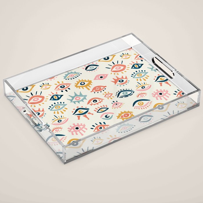 Mystic Eyes â Primary Palette Acrylic Tray Gallery Image 1