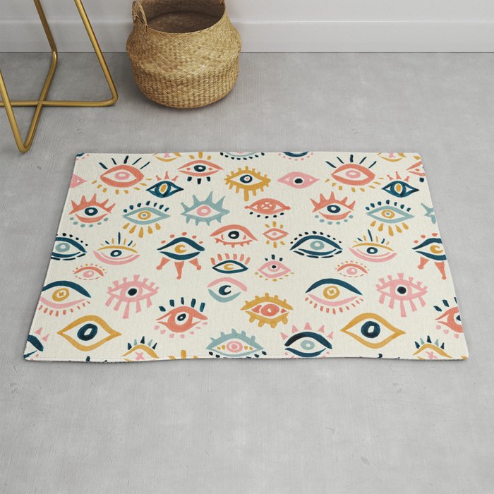 Mystic Eyes â Primary Palette Rug Gallery Image 1