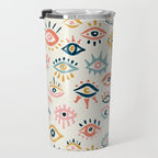 Mystic Eyes - Primary Palette Travel Mug Gallery Image 3