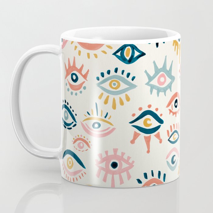 Mystic Eyes â Primary Palette Coffee Mug Gallery Image 3