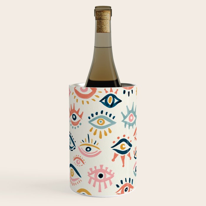 Mystic Eyes - Primary Palette Wine Chiller Gallery Image 2