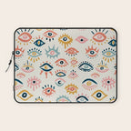 Mystic Eyes - Primary Palette Laptop Sleeve Gallery Image 1