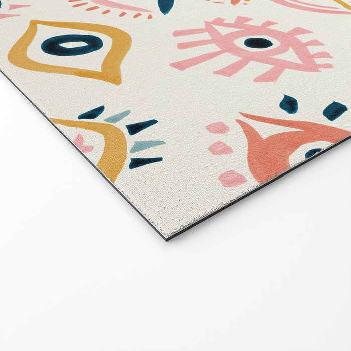Mystic Eyes - Primary Palette Welcome Mat Gallery Image 2