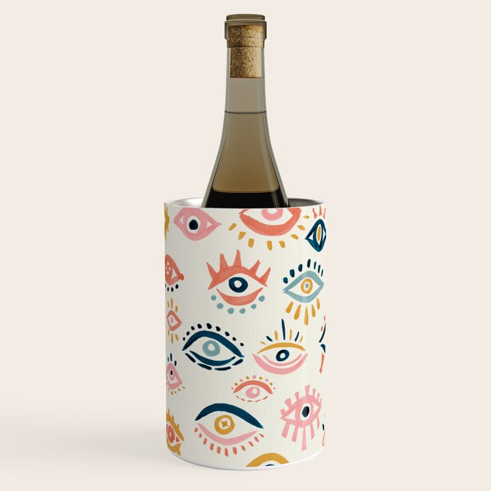 Mystic Eyes - Primary Palette Wine Chiller Gallery Image 3