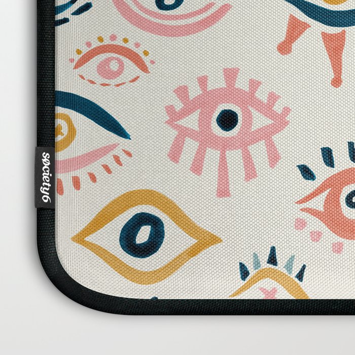 Mystic Eyes - Primary Palette Laptop Sleeve Gallery Image 3