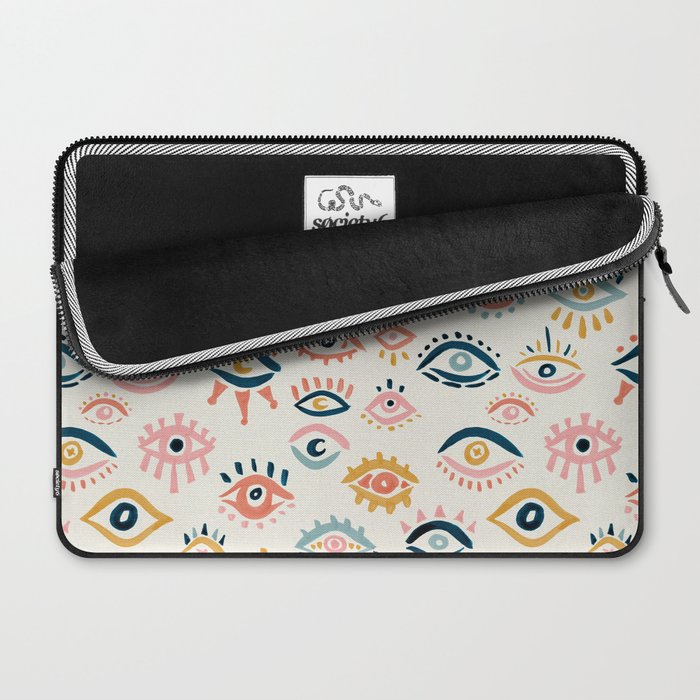 Mystic Eyes - Primary Palette Laptop Sleeve Gallery Image 2