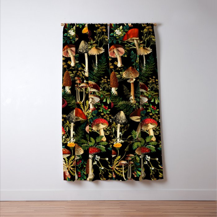 Mushroom Paradise Window Curtain Gallery Image 3