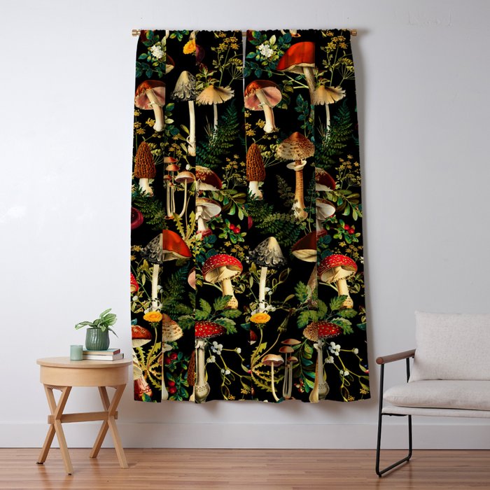 Mushroom Paradise Window Curtain Gallery Image 5