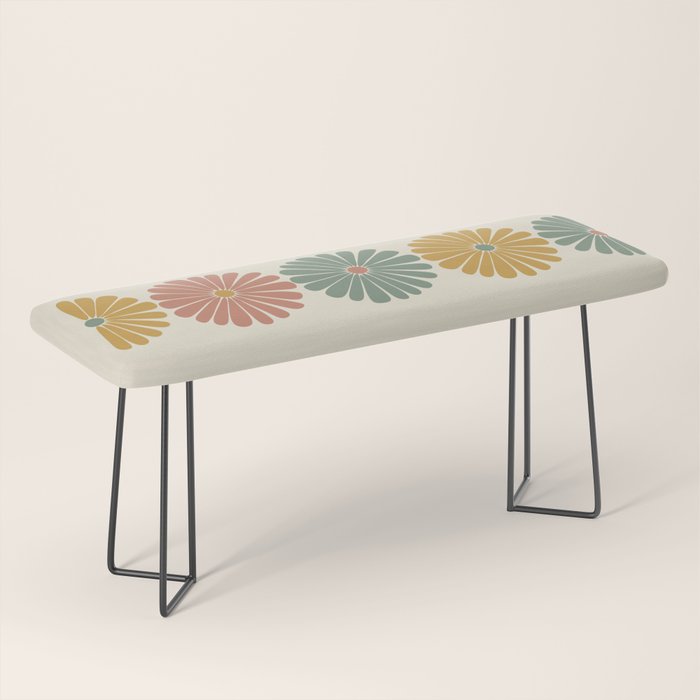 Retro Summer Daisies I Bench Gallery Image 1