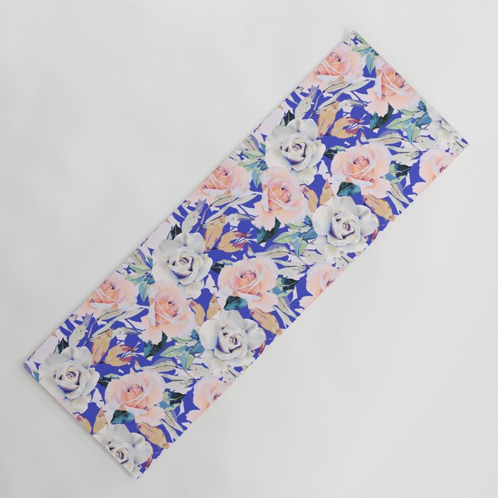 Modern Vibrant Flowery Garden B Yoga Mat Gallery Image 1