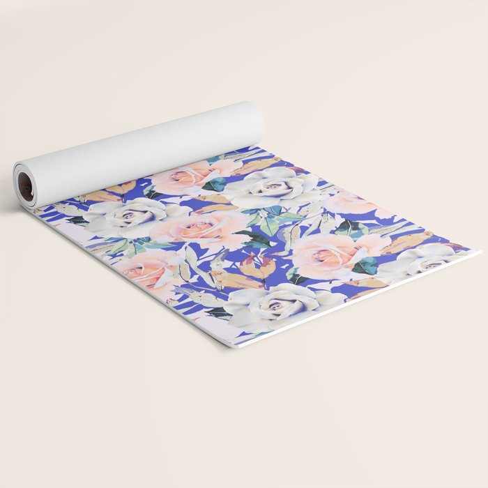 Modern Vibrant Flowery Garden B Yoga Mat Gallery Image 2