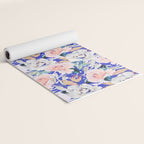 Modern Vibrant Flowery Garden B Yoga Mat Gallery Image 2