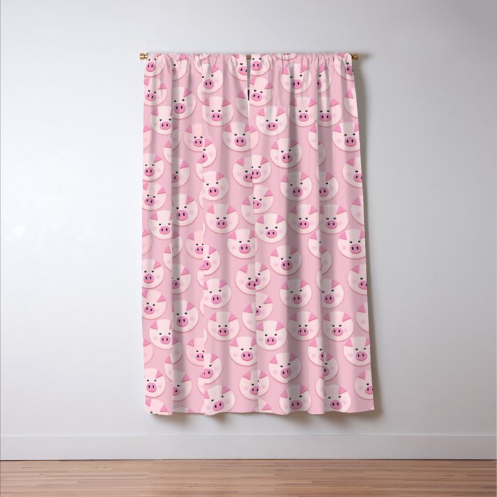 piggy pattern Window Curtain Gallery Image 3