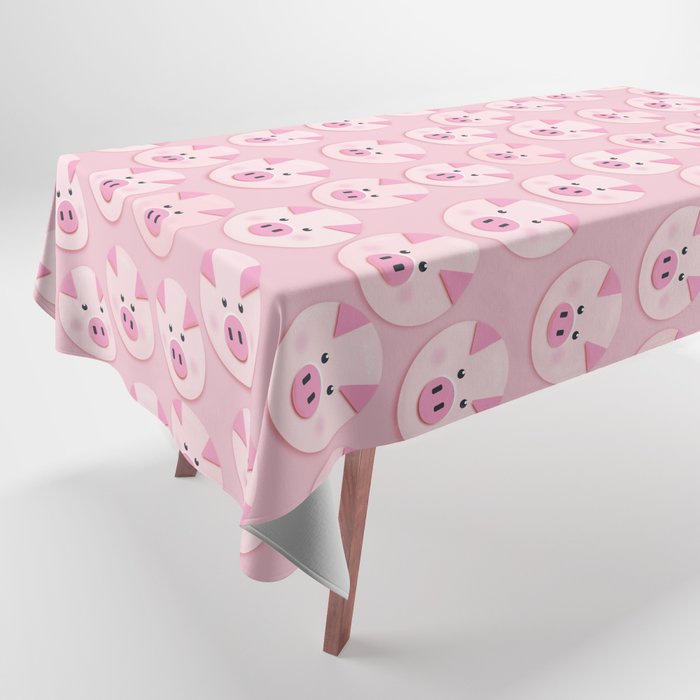 piggy pattern Tablecloth Gallery Image 1