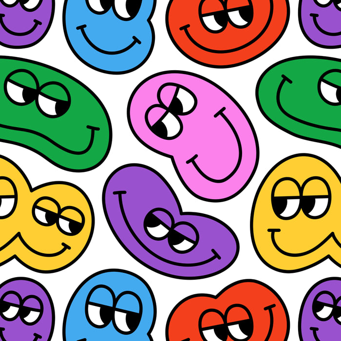 Funny happy face cartoon art pattern Coffee Mug Gallery Image 2