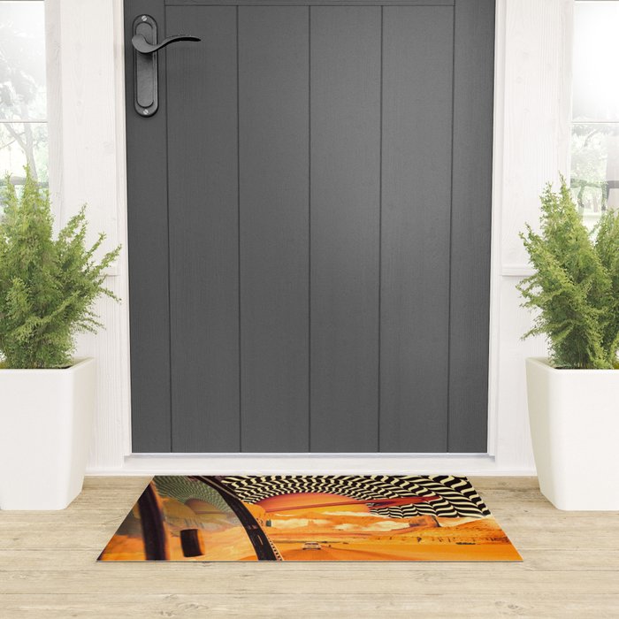 Illusionary Road Trip Welcome Mat Gallery Image 3