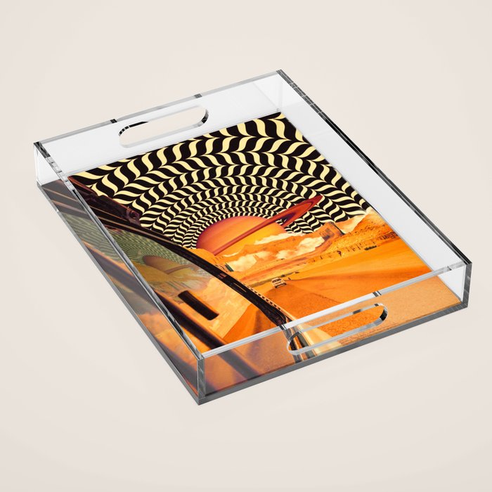 Illusionary Road Trip Acrylic Tray Gallery Image 1