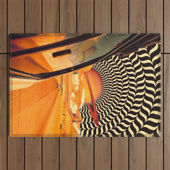 Illusionary Road Trip Outdoor Rug Gallery Image 1