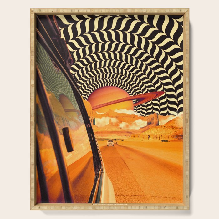 Illusionary Road Trip Serving Tray Gallery Image 1