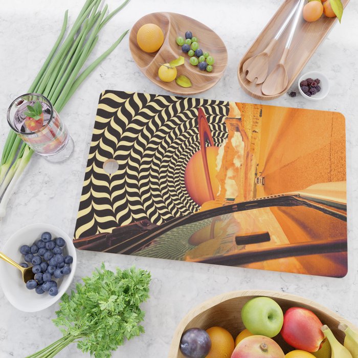 Illusionary Road Trip Cutting Board Gallery Image 2