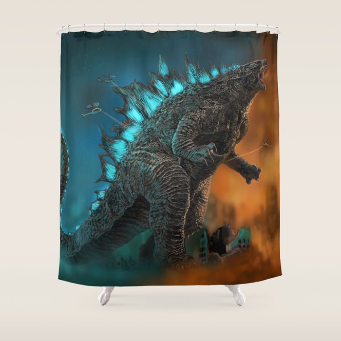 Godzilla Shower Curtain Gallery Image 1