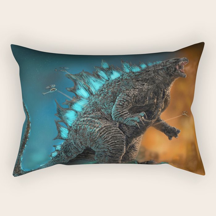 Godzilla Rectangular Pillow Gallery Image 2