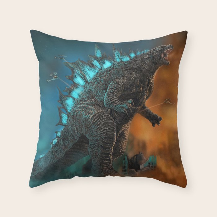 Godzilla Throw Pillow Gallery Image 6