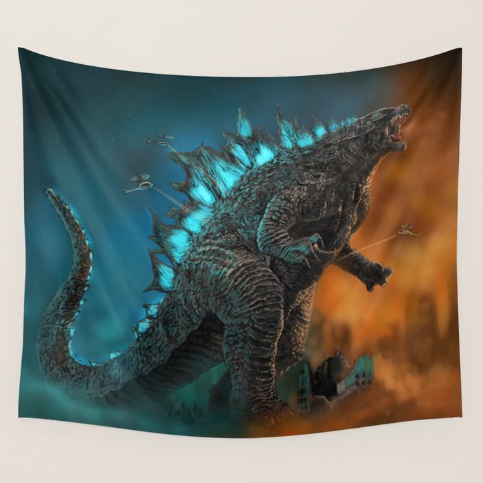 Godzilla Wall Tapestry Gallery Image 4