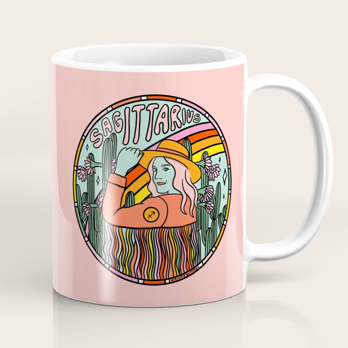 Sagittarius Cowgirl Coffee Mug Gallery Image 1
