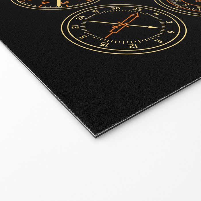 Aircraft Flight Instruments - Full Black Welcome Mat Gallery Image 2