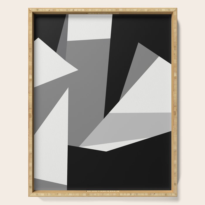 Abstract Geometric Shapes 1 Serving Tray Gallery Image 1