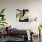 Abstract Geometric Shapes 1 Wood Wall Art Gallery Image 2